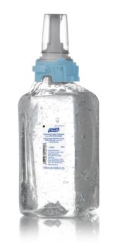 clear bottle, clear sanitizer, Purell brand